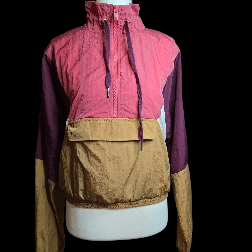 AERO size M,Colorblock Women's Windbreaker Jacket